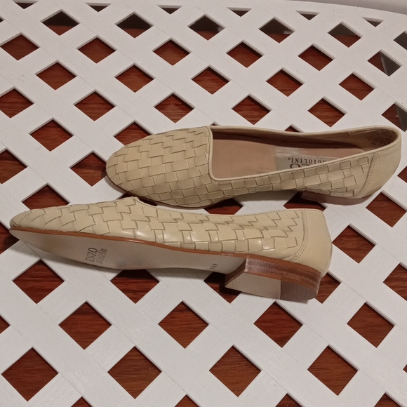 90s Enzo Angiolini Leather Flats Loafer - Picture 3 of 5